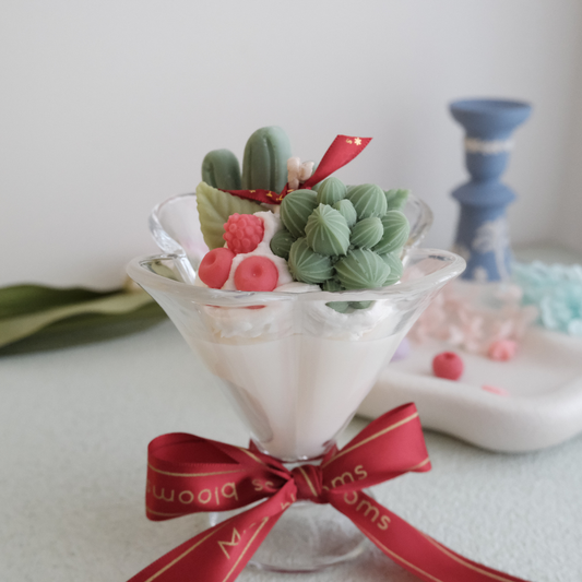 Botanical Glass Candle