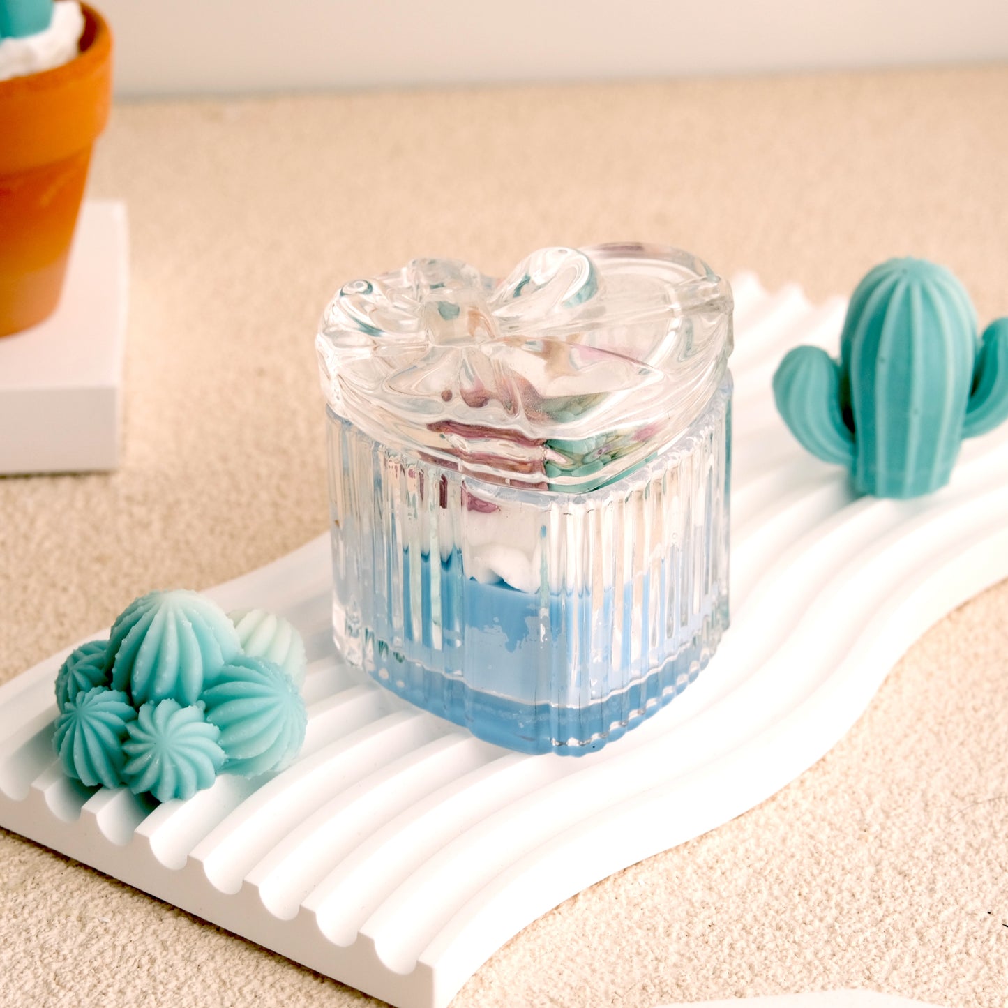 Cozy Heartscape Cactus Candle