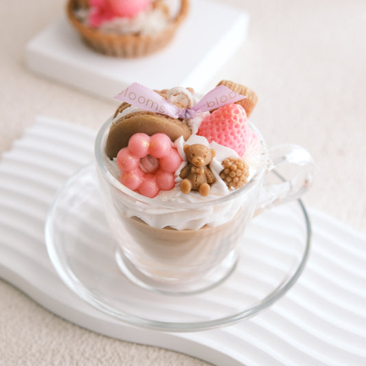 Vanilla Caramel Tea Cup Treat Candle