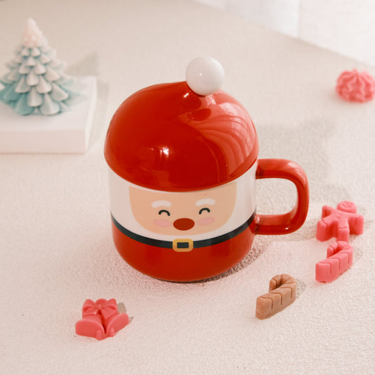 Santa Vanilla Caramel Mug Candle