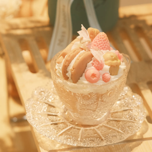 Vanilla Caramel Premium Vintage Tea Cup Candle