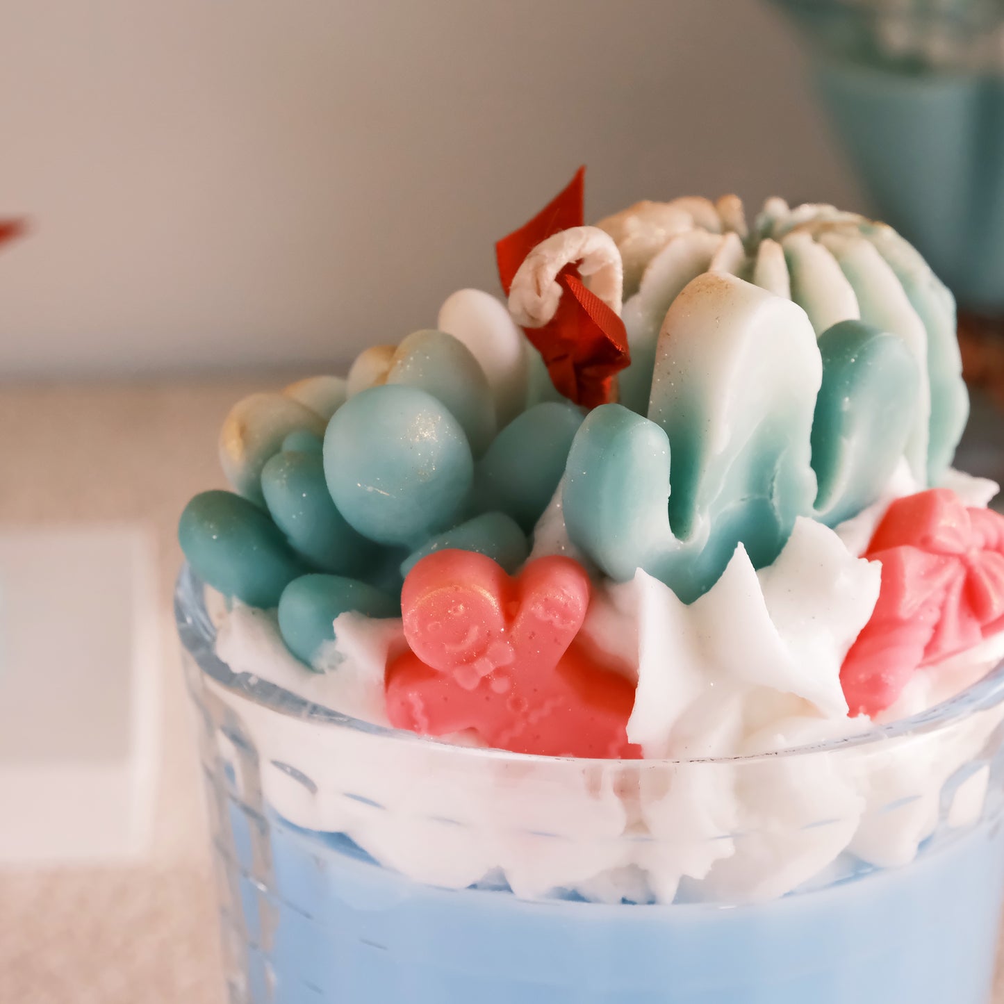 Christmas-themed Terrarium Giant Sundae Candle