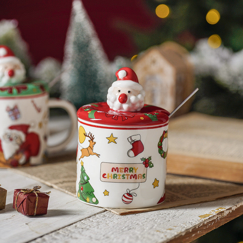 Festive Santa Mug