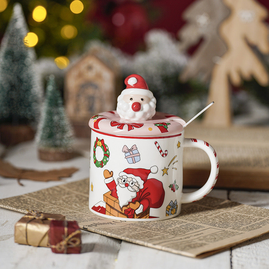 Festive Santa Mug