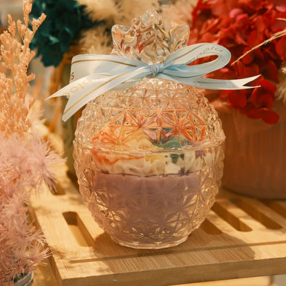 Blossom Pineapple Jar Candle