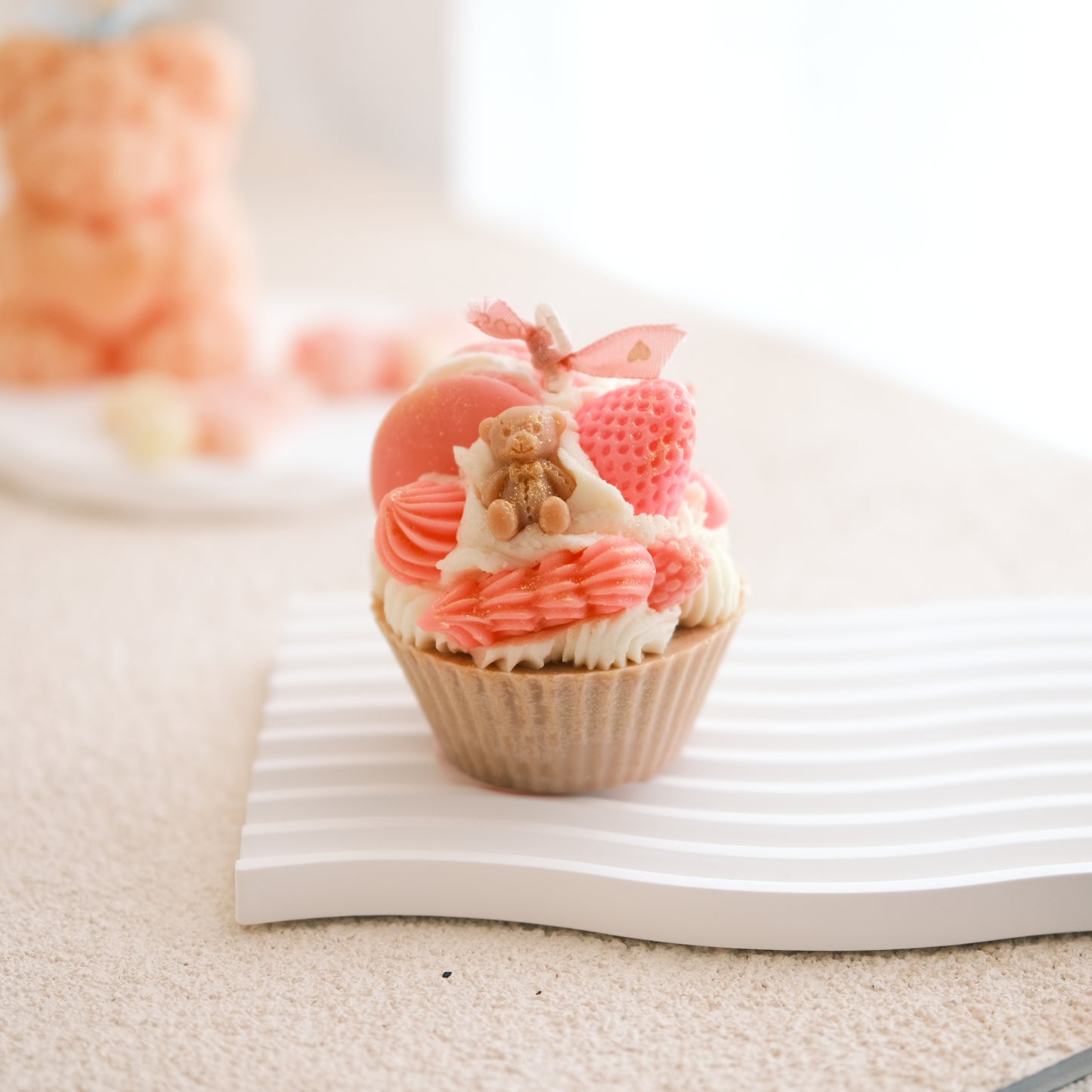 Vanilla Caramel Cupcake Candle