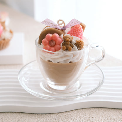 Vanilla Caramel Tea Cup Treat Candle