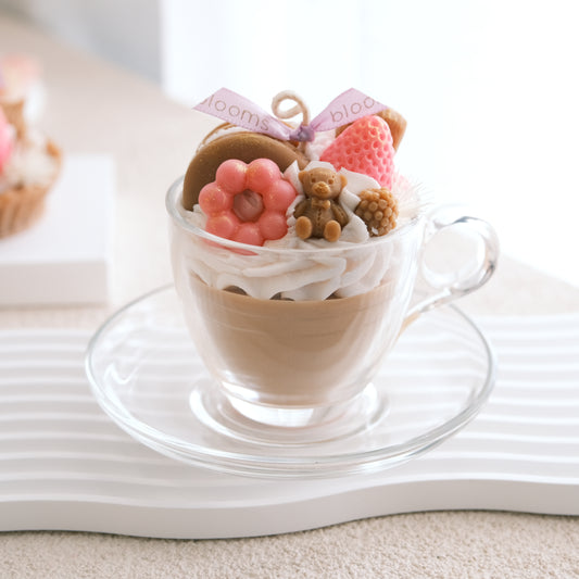 Vanilla Caramel Tea Cup Treat Candle