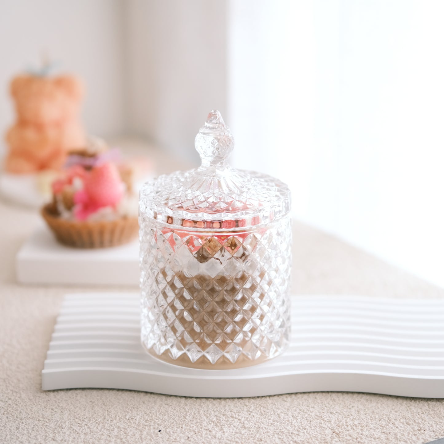 Caramel Delight Crystal Jar Candle