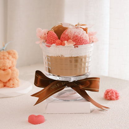 Vanilla Caramel Giant Sundae Candle