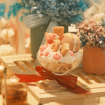 Vanilla Caramel Large Sundae Candle