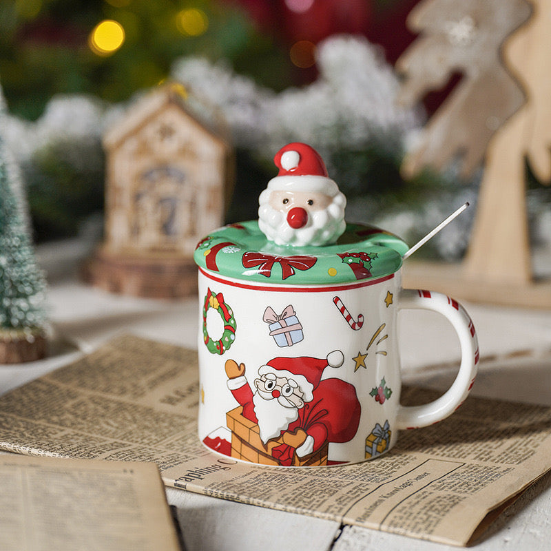 Festive Santa Mug