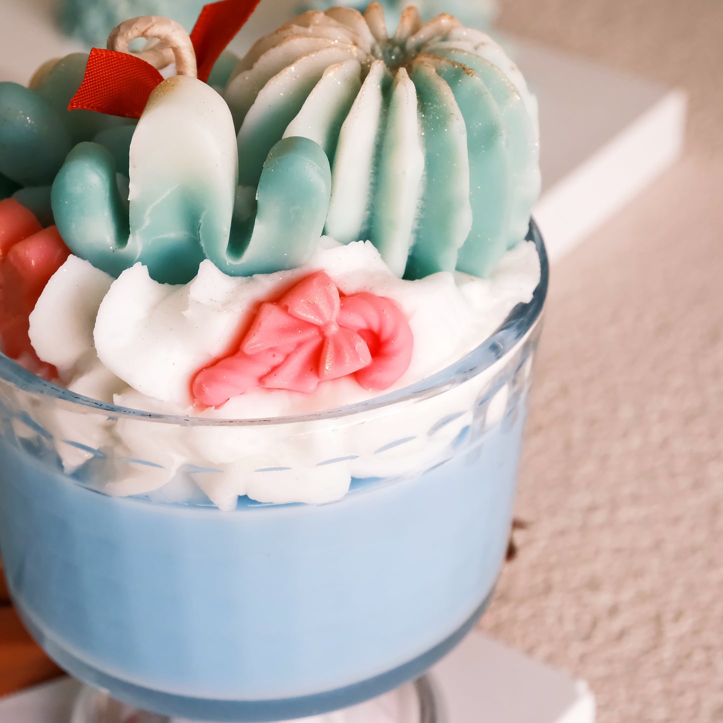 Christmas-themed Terrarium Giant Sundae Candle