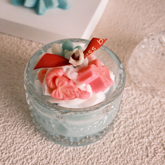 Christmas-themed Botanical Sparkle Jar Candle