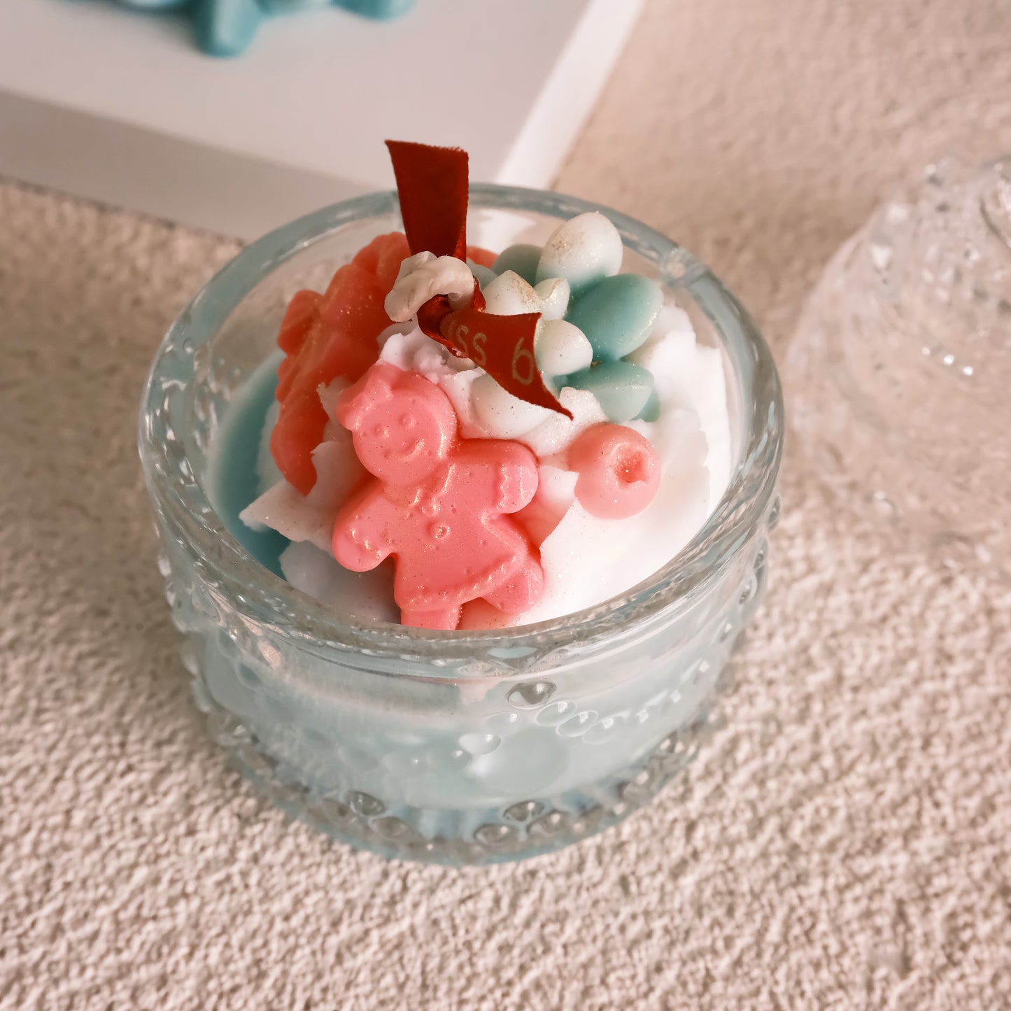 Christmas-themed Botanical Sparkle Jar Candle
