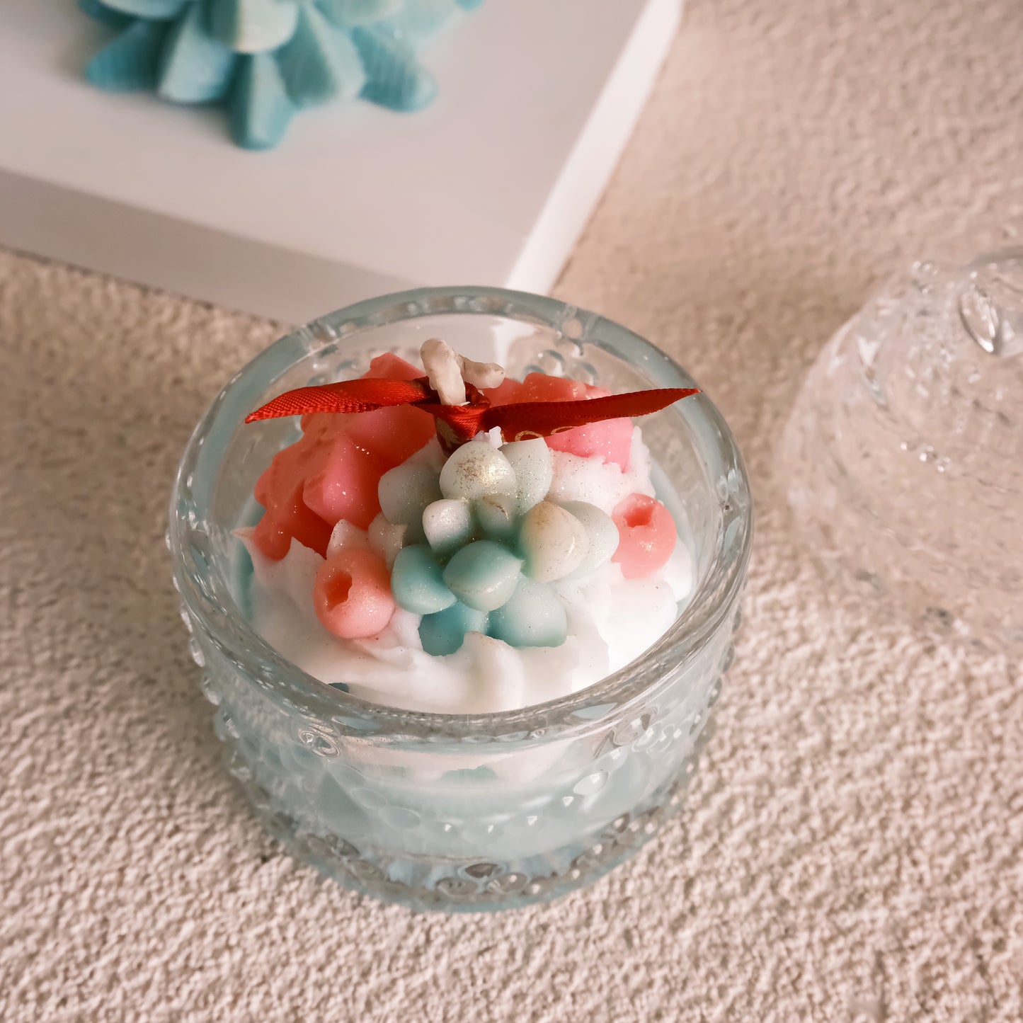 Christmas-themed Botanical Sparkle Jar Candle