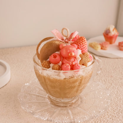 Vanilla Caramel Premium Vintage Tea Cup Candle