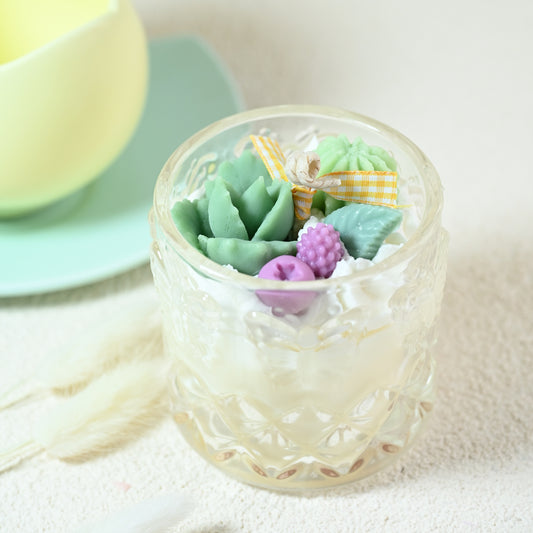 Botanical Butterfly Lid Jar Candle