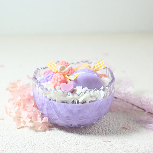 Sweet Treats Bowl Candle Purple Base