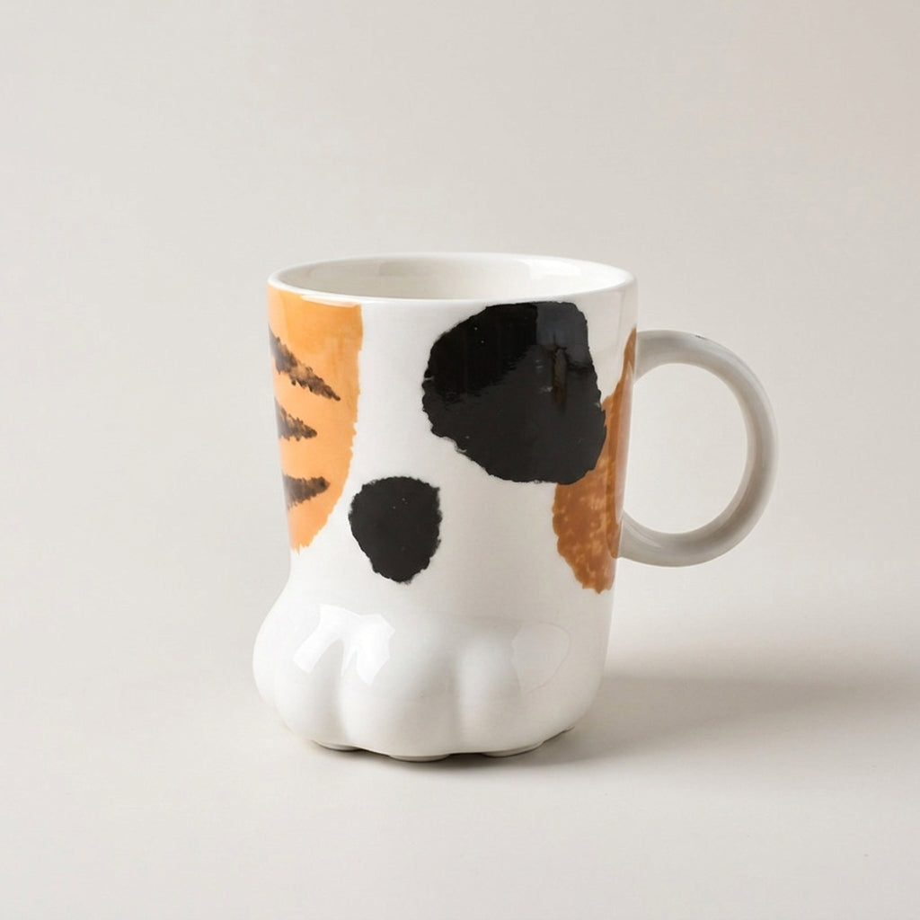 Cat Paw Print Ceramic Mug
