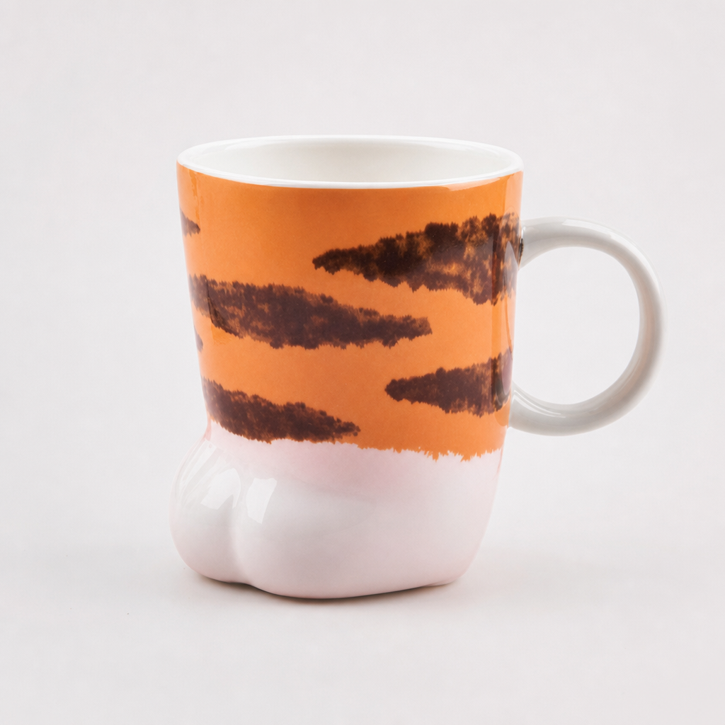 Cat Paw Print Ceramic Mug