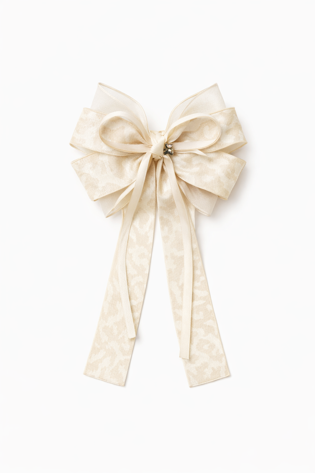 Elegant Ivory Bow Hair Clips - Set of 2 1
