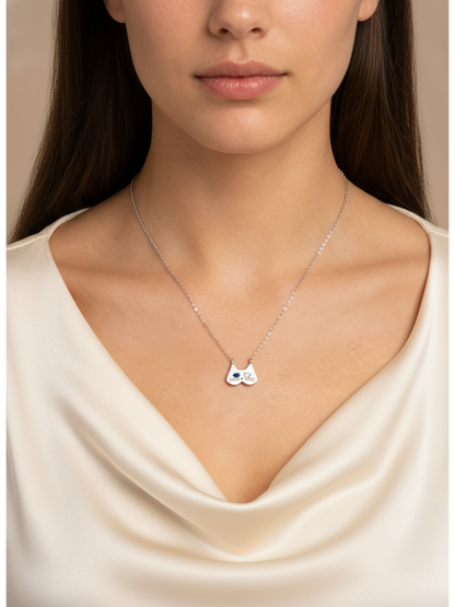 Sterling Silver Cat Face Necklace 3