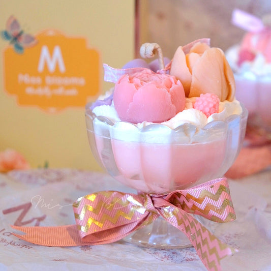 Flower Small Sundae Candle